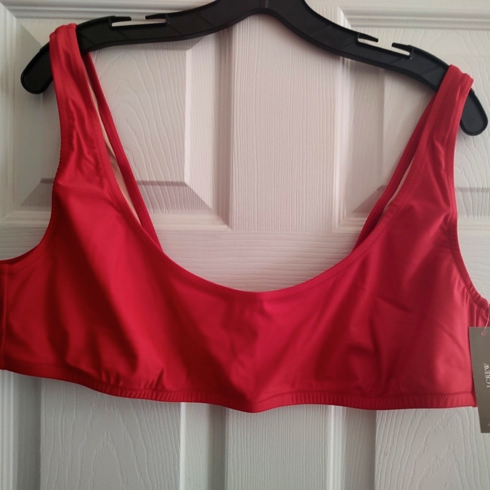 J Crew Red Women's Swim Tp Size 2X